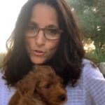 Julia Louis-Dreyfus Instagram - Today is your LAST day to register to vote. If you still need to register and would like an absentee ballot, go to iwillvote.com/PA (in my bio). Then, listen to me and George 🐶 walk you through the steps for how to mail in your ballot. 15 days until the election! @PADems