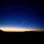 Julia Louis-Dreyfus Instagram - Here was the view at sunset .... and then when it got darker, check out what my hubbie got on his iPhone, for Christ’s sake!! Neowise coming on strong!!💪🏽