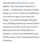 Julia Louis-Dreyfus Instagram - [@ayanaeliza 👋🏽 takeover post] There are ~23 million Black Americans who are *already* deeply concerned about the #ClimateCrisis. (MILLION!) But how can we expect Black people to effectively lead their communities on the existential threat of climate when faced with the existential threat of racism? This oped I wrote, connecting the dots on all we are dangerously squandering, is what inspired our IG Live conversation yesterday. Swipe to read. Link in stories and bit.ly/WaPoClimateBLM. Thoughts and prayers. Love and light. Those won’t solve racism or climate change. So what are you going to DO? The options are endless, and there is a place for *everyone* in this work. We sometimes talk about racial justice and climate justice as separate things. But in the end, as @mary.heglar reminded us is in a recent episode of her Hot Take podcast, justice is justice, it’s all one — big enough to hold us all. #BlackLivesMatter 🖤✊🏽 #ActOnClimate 💚🌎
