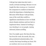 Julia Louis-Dreyfus Instagram - [@ayanaeliza 👋🏽 takeover post] There are ~23 million Black Americans who are *already* deeply concerned about the #ClimateCrisis. (MILLION!) But how can we expect Black people to effectively lead their communities on the existential threat of climate when faced with the existential threat of racism? This oped I wrote, connecting the dots on all we are dangerously squandering, is what inspired our IG Live conversation yesterday. Swipe to read. Link in stories and bit.ly/WaPoClimateBLM. Thoughts and prayers. Love and light. Those won’t solve racism or climate change. So what are you going to DO? The options are endless, and there is a place for *everyone* in this work. We sometimes talk about racial justice and climate justice as separate things. But in the end, as @mary.heglar reminded us is in a recent episode of her Hot Take podcast, justice is justice, it’s all one — big enough to hold us all. #BlackLivesMatter 🖤✊🏽 #ActOnClimate 💚🌎