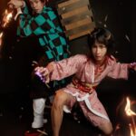 Jumpol Adulkittiporn Instagram - @tumcial @gun_atthaphan #tanjironezuko #demonslayer #bsetmakeuphalloween2023 Demon slayer