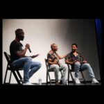 Jussie Smollett Instagram - In 2016 my brother @octarell_again released a not-so-small-film called @moonlightmov. It changed the trajectory of the images and depictions of black men and black male intimacy in film… last night we closed out #Pride month by bringing @bboybluesthefilm to Chicago with a special private screening at the @dusablemuseum and talkback hosted by T with myself and our king @james.e.hardy.9. Tarell poured into James and acknowledged that there would be no #Moonlight without the #BBoyBlues book series… I was then able to acknowledge to T that there would never be a film version of BBOY without moonlight. Community is real. Special thanks to my brother @bridgeforth #CharlesNelsoniii, @pridesouthside, @inpoc_ and the beautiful people of #Chicago for coming out and showing such love. @bboybluesthefilm is streaming now on @betplus 💫 💙🤎 📸 @artbyalyx The DuSable Black History Museum and Education Center