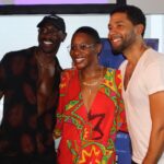 Jussie Smollett Instagram - Thank you brother @pjphoenix & @viivhealthcare for holding such sacred space for community and allowing myself and @timothymrichardson to share a bit of @bboybluesthefilm with y’all at the #WithLoveViiV Exhibit. Truly some of my favorite moments yet. Cheers to you, your husband and the entire organization. Let’s keep these conversations going. Nothing but love and respect. @james.e.hardy.9’s #BBoyBluesTheFilm is streaming now on @betplus. Dallas, Texas