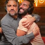 Justin Baldoni Instagram - The #janethevirgin reunion I’ve been waiting for! 👇🏼 Today’s episode of the #maneneoughpodcast is one you do not want to miss 👀 My Brogelio @jaimecamil and I have major breakthroughs talking about trauma and therapy, and I got to see him in a way I have never seen him in our seven years of friendship. He opened up so much and it was so beautiful to connect on this level. I love you brother! 🙏🏼 Go listen 🎧 Link in Bio.