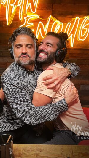 Justin Baldoni Instagram - The #janethevirgin reunion I’ve been waiting for! 👇🏼

Today’s episode of the #maneneoughpodcast is one you do not want to miss 👀 My Brogelio @jaimecamil and I have major breakthroughs talking about trauma and therapy, and I got to see him in a way I have never seen him in our seven years of friendship. He opened up so much and it was so beautiful to connect on this level. I love you brother! 🙏🏼

Go listen 🎧 Link in Bio.