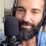 Justin Baldoni Instagram - This week’s new episode of Man enough is out! We go deep on ALL things love with the one and only @estherperelofficial and play her new game #whereshallwebegin 💛 (And yes I cry )