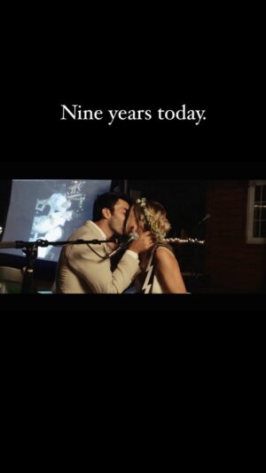 Justin Baldoni Instagram - Nine years today.
It just keeps getting better and better.