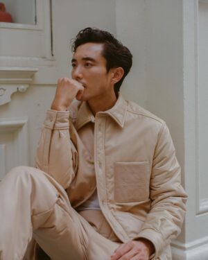 Justin H. Min Instagram - @loewe for @tribeca.

photo: @junebugkim
styling: @slimecityangels