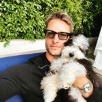 Justin Hartley Instagram - Staying home with this monster.