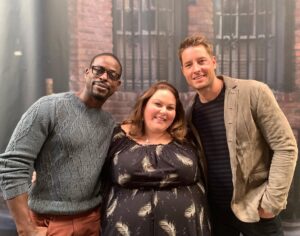 Justin Hartley Instagram - Name a more iconic trio. I'll wait. #ThisIsUs #BigThree