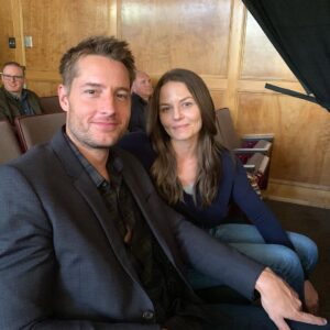 Justin Hartley Instagram - Glad that Cassidy found her way back home. Even happier to have @jennifermorrison on the show with us. We have fun! #ThisIsUs