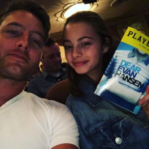 Justin Hartley Instagram - Happy birthday to my Isabella!  I’m so proud.  Your kindness, honesty, generosity and humor are always on display.  Congratulations on your wonderful spirit.
I love you very much,
Dad