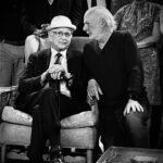 Justin Theroux Instagram - Whether you know it or not, These two men have made our lives so much better. Ain’t we lucky we got em. Huge deserved congratulations to @thenormanlear, Jimmy Burrows, @jimmykimmel @kerrywashington, Will Ferrell, @thebrent_miller, Eric Cook and the cast of Good Times and The Jefferson’s. #emmy #liveinfrontofastudioaudience