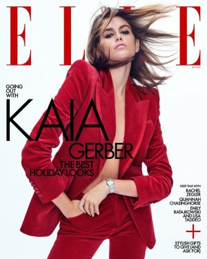 Kaia Gerber Instagram - ELLE December 2021/January 2022 @elleusa by @nathanielgoldberg