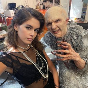 Kaia Gerber Instagram - spoiler alert… season finale of #ahstories is out on #fxonhulu! I wasn’t ready to say goodbye to Ruby… thank you to everyone who watched! & thank you @mrrpmurphy for bringing back our big happy twisted murder house family ❤️