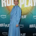 Kaley Cuoco Instagram - #RolePlay premier ‼️ @amazonprime playing now 💥 wearing @carolinaherrera 💙 @pomellato @rodofirenze thank you glam! @jamiemakeup @hairbymarilee @bradgoreski @nicksegodi @lubastailoring 💘