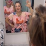 Kaley Cuoco Instagram - Part 3 and our final hairstyle attempt. Unless you force Kaley to keep going 👀 link in my story if you want the claw clip or PJs ! #hairtutorial #hairstyles #hairvideos