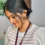 Kalyani Anil Instagram - 🤍🌸 Stealing @sonu_.sajeev ‘s udup 😌 📸 @_.vichuuuu_ 🫶🏻 #college #marivanioscollege Mar Ivanios College