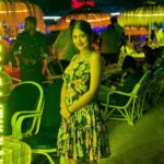 Kalyani Anil Instagram - Goa 🏝️🐣 👗 @aishabeeviofficial Black Neckset from @tanvy_collections 📸 @_.vichuuuu_ 🫶🏻 Baga Beach, Goa