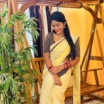 Kalyani Anil Instagram - Attukal Pongala 🙏🏻✨ My and Ammas saree from @ar_handlooms_kuthampully 📸 @sonu_.sajeev #attukalpongala #pongala2024 Pazhavangaady Ganapathy