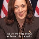 Kamala Harris Instagram - I am proud to join @DrBiden to launch Women for Biden-Harris. When women organize, we get the job done—exactly what we’ll do in November. Join me—sign up at the link in my bio.