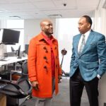 Kamaru Usman Instagram - NYC WORK DAYS 🫶🏿🙏🏿 🔥📹 @madspkr
