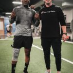 Kamaru Usman Instagram – 8+ years and we still working @drcpeacock 🤜🏿🤛🏻 
#More2come