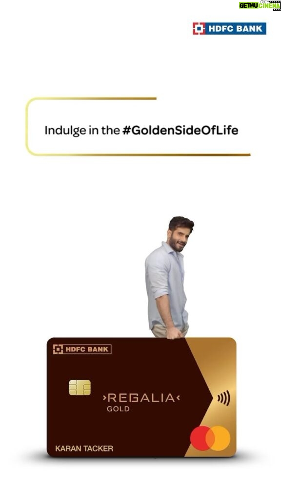 Karan Tacker Instagram - Elevate your travel moments with unrivaled comfort and style. Discover the #GoldenSideOfLife with HDFC Bank’s all-new Regalia Gold Credit Card. hdfcbk.io/k/DUvfE4s5BYQ Mumbai, Maharashtra