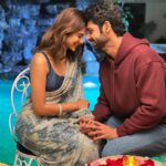Karan Wahi Instagram - IN & OUT of Character! 🎭 JW&KW bringing charisma and chemistry to the screen. 🌟👫 #OnScreenMagic #DynamicDuo” #raisinghanivsraisinghani🎬 #sonyliv #today #8pm The Game Begins TONITE…