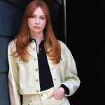 Karen Gillan Instagram - Sleeping Dogs 🐶 press tiiiiime Styling @rebeccacorbinmurray Make up @babskymakeup Hair @bykileyfitz Fresh new hair cut @hairbycandicebirns Los Angeles, California