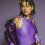Karen Polinesia Instagram - Me gusta el color violeta porque significa “transformación” Y si queremos ver grandes resultados en nuestra vida tenemos que hacer el trabajo interno necesario para lograr lo que queremos. Para mí este color me recuerda la idea de seguir trabajando en mi para mi constante evolución ✨💜✨