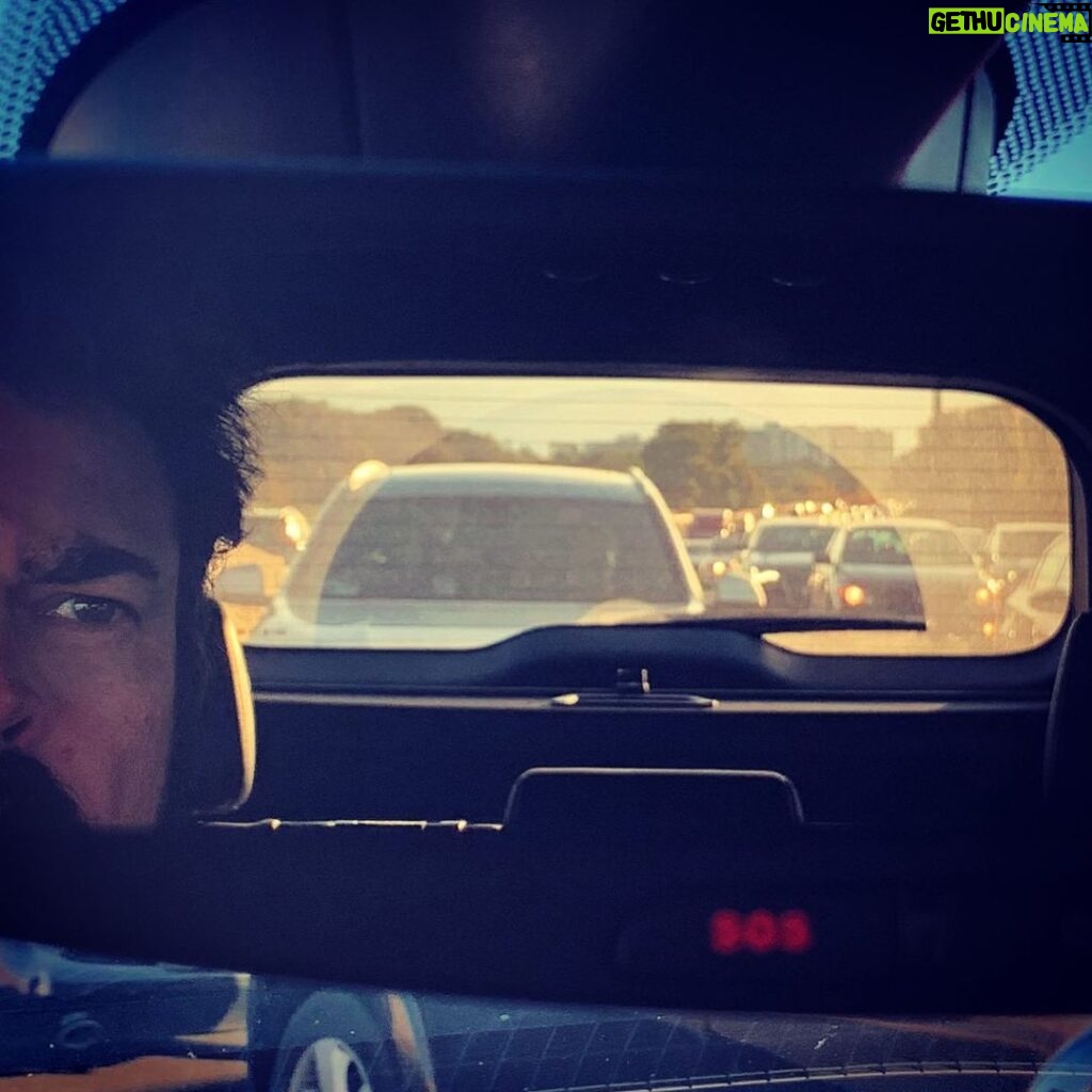 Karl Urban Instagram - Crank up the stereo Friday traffic sucks 😎
