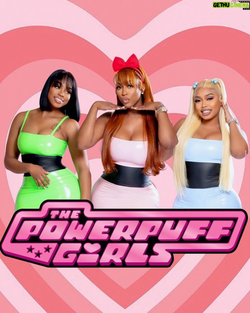 Kash Doll Instagram - Sugar🍭, Spice🌶️, & Everything Nice✨. These Were The Ingredients Chosen To Create The Perfect Little Girls… THE POWER PUFF GIRLS!🩵💗💚