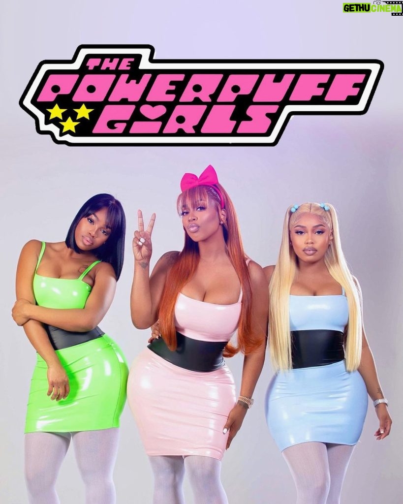 Kash Doll Instagram - Sugar🍭, Spice🌶️, & Everything Nice✨. These Were The Ingredients Chosen To Create The Perfect Little Girls… THE POWER PUFF GIRLS!🩵💗💚