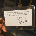 Kat Dennings Instagram - All-time most coveted item, secured for me by my brother. Of course, I can’t confirm any of the claims written here, but I suspect they’re all accurate. Steve Martin Factory