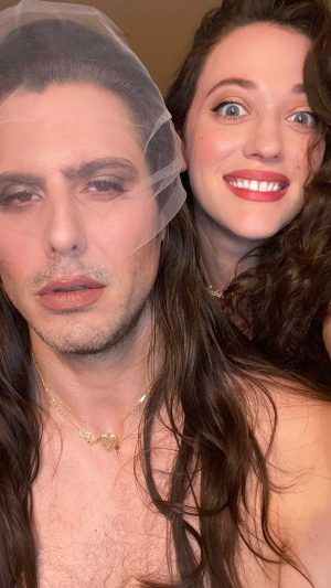 Kat Dennings Instagram - 🕊A timelessly chic wedding look on this already stunning natural beauty🕊 👰🏻‍♀️@Andrewwk