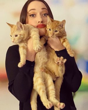 Kat Dennings Instagram - toe bean Maguire
