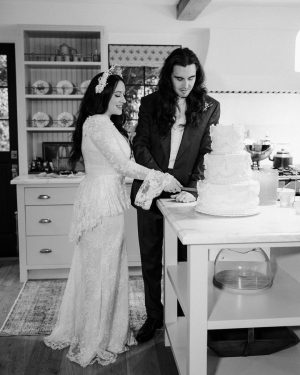 Kat Dennings Instagram - swipe for cake