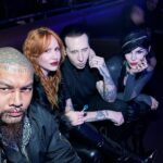 Kat Von D Instagram - Quick LA trip packed with meetings about upcoming album release + tour, catching up w my dear friends @officialcharo @sammidoll @llewellyn @thebookofimmortality @edenknievel, going to see Sisters of Mercy with @marilynmanson @lindsayusichofficial @mr.chino, commissioning a super cool new harness/ belt from the talented @zanabayne … and endless late nights spent with my favorite @officialcharo 🖤 I’ll be back soon, Los Angeles! 🖤 Los Angeles, California