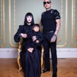 Kat Von D Instagram - It’s that time of the year to watch our little family grow older! 🖤 Every year, @prayers, Leafar and I take a family photo together. Thank you to our dear friend (and talented photographer) @s1rsuave for taking our portrait!! 🖤 We can’t wait to continue this tradition until we are all old and grey! We love our little nuclear family so much! 🖤