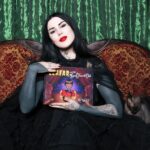 Kat Von D Instagram - Introducing my first children’s book “Leafar and the Magical Treasure Chest”! I’ve spent the last few months writing and illustrating this artfully-driven kid’s book alongside my talented friend @llewellyn and I can’t wait to finally share it with you and your family! This 32-page book will also include a page of temporary tattoos for kids, and will be available world wide! AND!! The first 100 copies sold will be autographed by both myself and @llewellyn! Official pre-sales will begin THIS THURSDAY, SEPTEMBER 15, 9AM PST! Click the link in my bio to sign up for notifications, and be the first to get a copy before they sell out! 📚🐛❤️ #leafarandthemagicaltreasurechest