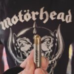 Kat Von D Instagram - Yesterday, was quite an emotional day. I received some of Lemmy’s ashes encased in this bullet, and as much as I believe our bodies to be just a shell of our true existence, having a piece of Lemmy close to my heart means more to me than anyone will ever understand. I miss you every day, Lemmy. ♠️