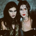 Kat Von D Instagram - Happiest Birthday to my beloved friend, bandmate and sis I always wanted @sammidoll !! 🖤❤️🖤❤️
