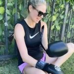 Kate Upton Instagram - I don’t know what’s harder: boxing or getting on that second glove 🥊