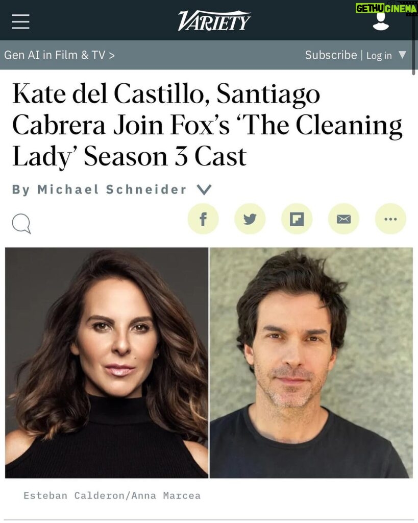 Kate del Castillo Instagram - Can’t wait!! Exciting! #thecleaninglady 3rd season! Woohoooooo!! ♥😈