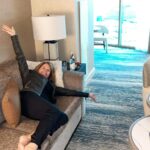 Katie Couric Instagram - A huge thank you to the @fslasvegas for their graciousness and hospitality—the perfect place to recharge during our whirlwind weekend in @vegas ! So wonderful, after walking for hours (and eating for days) to have such a serene sanctuary to put our feet up. (And after all those steps, my feet needed a break!) Loved being so close to the strip but off it—away from the casinos. (I’m not a big gambler😎) Thank you to the wonderful staff for making our stay—once we got to our room—so relaxing!!! #lovefourseasons #vivalasvegas Four Seasons Las Vegas