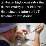 Katie Couric Instagram - 🚨 After the Alabama Supreme Court ruled that frozen embryos can be considered children under state law late last week, @uabmedicine, a large Alabama hospital, announced it’s paused in vitro fertilization treatments, “as it evaluates the Alabama Supreme Court’s decision that a cryopreserved embryo is a human being.” Friday’s ruling was issued in a pair of wrongful death cases brought by three couples who had frozen embryos destroyed in an accident at a fertility clinic. Justices, citing anti-abortion language in the Alabama Constitution, ruled that an 1872 state law allowing parents to sue over the death of a minor child “applies to all unborn children, regardless of their location.” “This ruling is stating that a fertilized egg, which is a clump of cells, is now a person. It really puts into question, the practice of IVF,” Barbara Collura, CEO of @resolveorg, told @apnews Tuesday. The group called the decision a “terrifying development for the 1-in-6 people impacted by infertility” who need in-vitro fertilization. She said it raises questions for providers and patients, including if they can freeze future embryos created during fertility treatment or if patients could ever donate or destroy unused embryos. This is a developing story with updates to come. #alabama #ivf #fertility #news #alaabamasupremecourt
