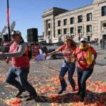 Katie Couric Instagram - 🚨One person was killed and at least nine others suffered gunshot wounds in a shooting at Kansas City’s Union Station just after the Kansas City Chiefs parade Wednesday, a fire department spokesperson said. Of those injured, at least three are in critical condition, Battalion Chief Michael Hopkins said. He added that there may have been more victims as local hospitals have seen walk-ins, but officials are still working to confirm whether they were injured in the same incident at Union Station. Two armed people have been detained, according to Kansas City police. About 1 million paradegoers and 600 law enforcement officials were expected at Wednesday’s celebration. This is a developing story with updates to come. 📸: @gettyimages