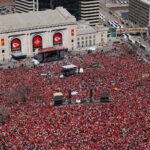 Katie Couric Instagram - 🚨One person was killed and at least nine others suffered gunshot wounds in a shooting at Kansas City’s Union Station just after the Kansas City Chiefs parade Wednesday, a fire department spokesperson said. Of those injured, at least three are in critical condition, Battalion Chief Michael Hopkins said. He added that there may have been more victims as local hospitals have seen walk-ins, but officials are still working to confirm whether they were injured in the same incident at Union Station. Two armed people have been detained, according to Kansas City police. About 1 million paradegoers and 600 law enforcement officials were expected at Wednesday’s celebration. This is a developing story with updates to come. 📸: @gettyimages