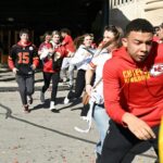 Katie Couric Instagram - 🚨One person was killed and at least nine others suffered gunshot wounds in a shooting at Kansas City’s Union Station just after the Kansas City Chiefs parade Wednesday, a fire department spokesperson said. Of those injured, at least three are in critical condition, Battalion Chief Michael Hopkins said. He added that there may have been more victims as local hospitals have seen walk-ins, but officials are still working to confirm whether they were injured in the same incident at Union Station. Two armed people have been detained, according to Kansas City police. About 1 million paradegoers and 600 law enforcement officials were expected at Wednesday’s celebration. This is a developing story with updates to come. 📸: @gettyimages